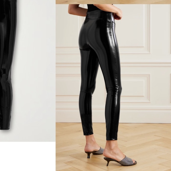 SPANX Faux Patent Leather Leggings - Picture 6 of 6
